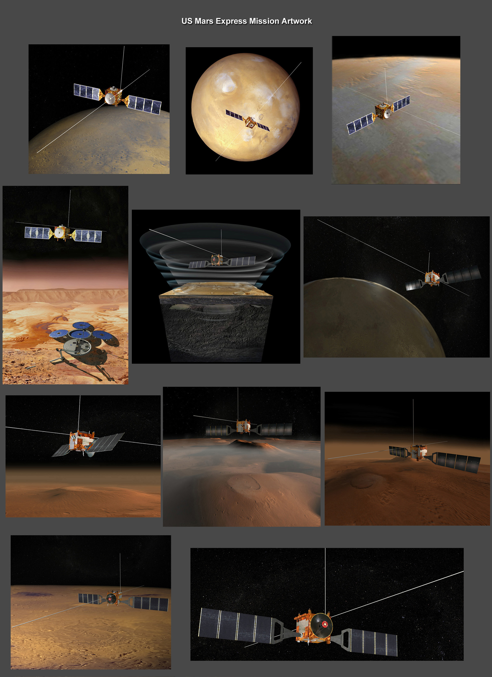 Mars Express in Orbit (Illustration) – NASA Mars Exploration